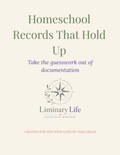 Homeschool Records That Hold Up